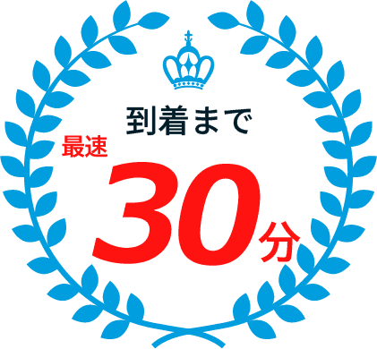 到着まで平均30分
